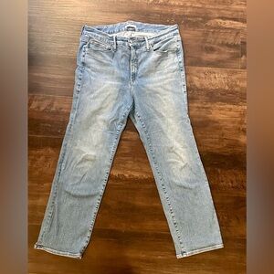 Good American, Good High Waist Straight Ankle Jean, Size 16